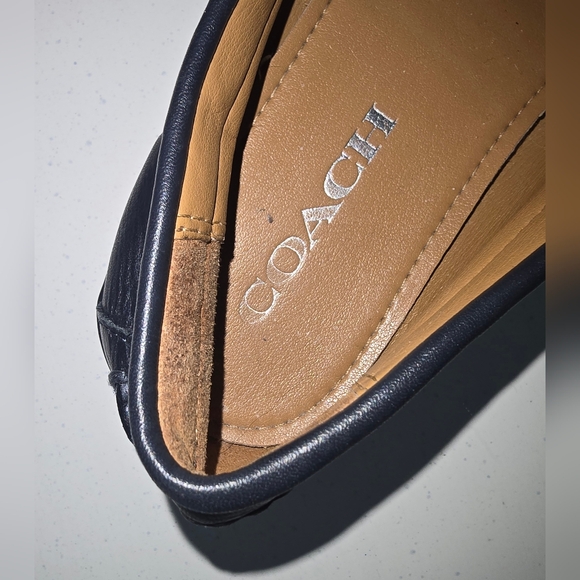 Coach loafers size 6 black - Picture 2 of 3